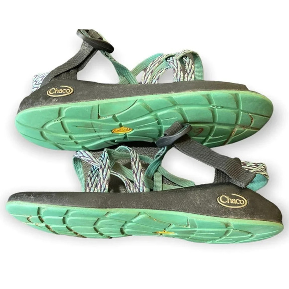 CHACO Z Eddy X2 Sandals Blue Purple Size 8W Hiking - Picture 4 of 9